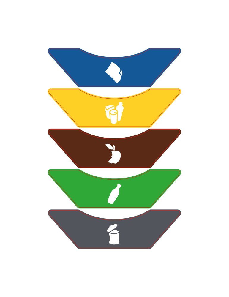 Collecteur carton Combin 60 L