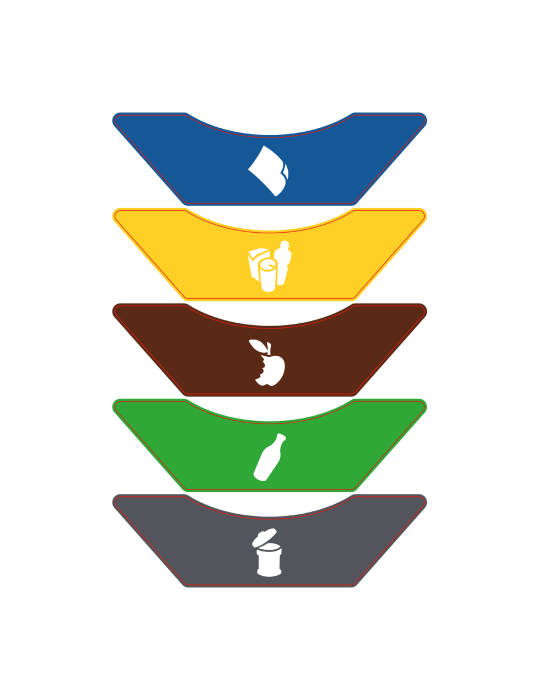 Collecteur carton Combin 60 L