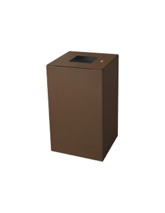 Poubelle Valencia 100 L  Effet corten