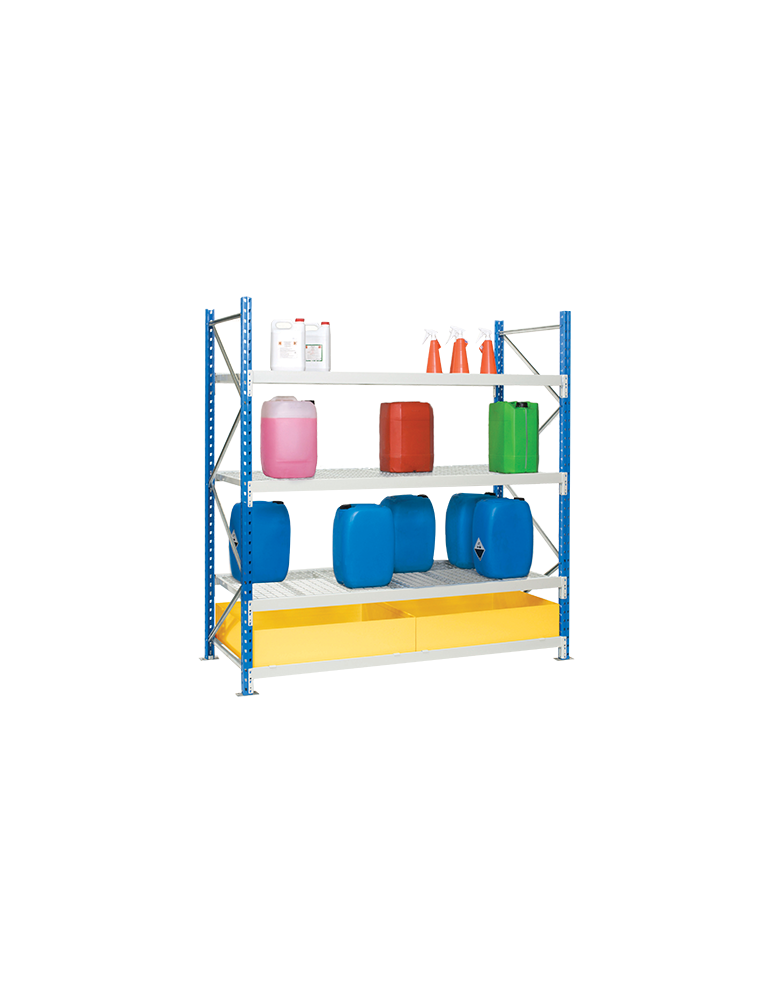 Rayonnage avec rétention 375 L - RecycleOffice Rayonnage avec rétention 375 L - RecycleOffice