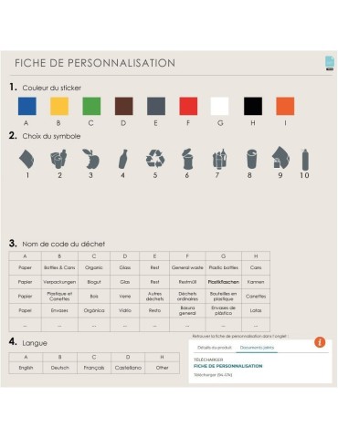 Conteneur plastique 660 L sans couvercle 2