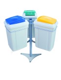 Eco-lid bag holder 3-stream 42 L