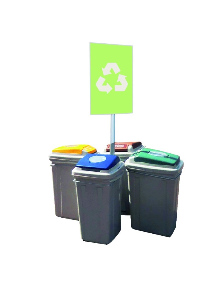 Support sac Eco lid 4 flux 95 L Support sac Eco lid 4 flux 95 L