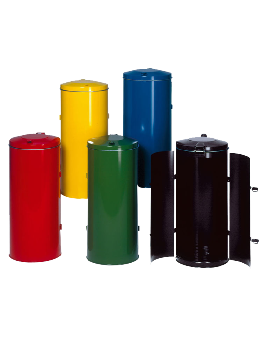 Poubelle extérieure double battants 150 L