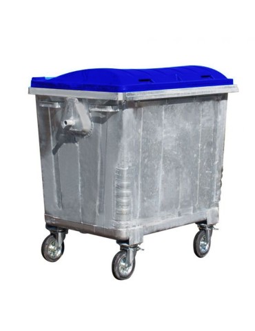 Conteneur à déchet métallique 1100 L 2