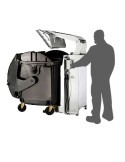 Prensa para contenedor de 660 a 1100 l