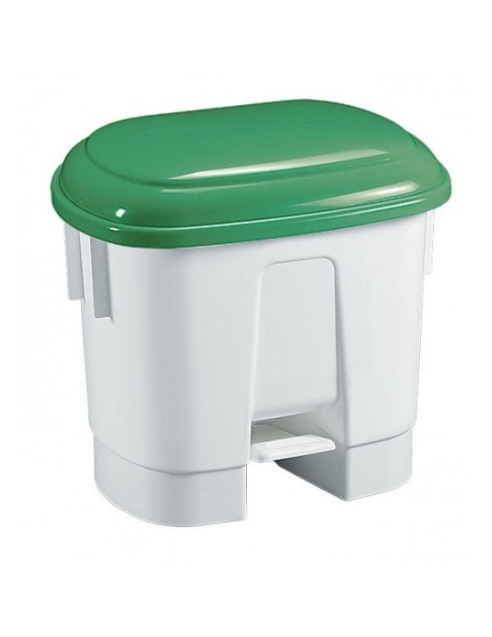 Poubelle à pédale 30 L pour bureau et collectivité