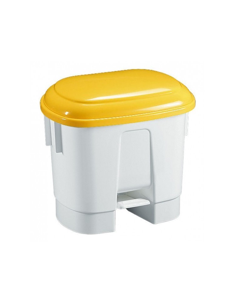 Poubelle à pédale 30 L pour bureau et collectivité