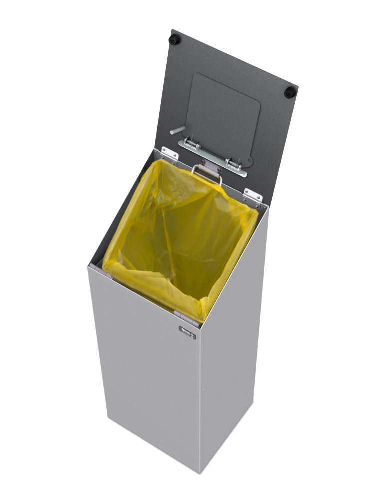 Poubelle Altea Self Closing 60 L  Support Sac