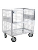 Conteneur grillagé 800 L