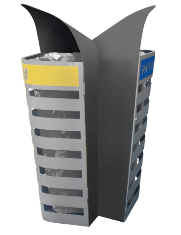 Corbeille extérieur ISLE Sydney 2 x 60 L