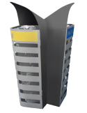 Outdoor-Abfallbehälter Sydney 2 x 60 L
