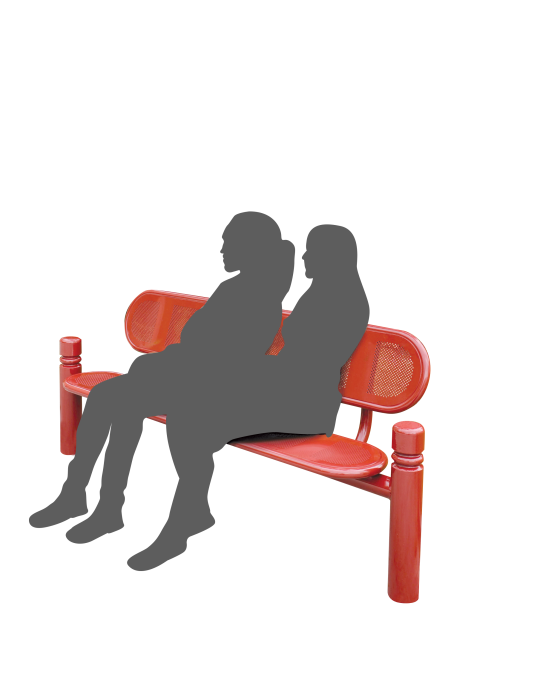 Banc Estoril avec pommeau City pour aménagement extérieur