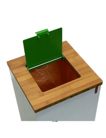 COUVERCLE VERT POUBELLE LUNE PAXA 2