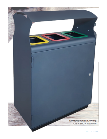 COLLECTEUR AMSTERDAM 3 x 40 L 2