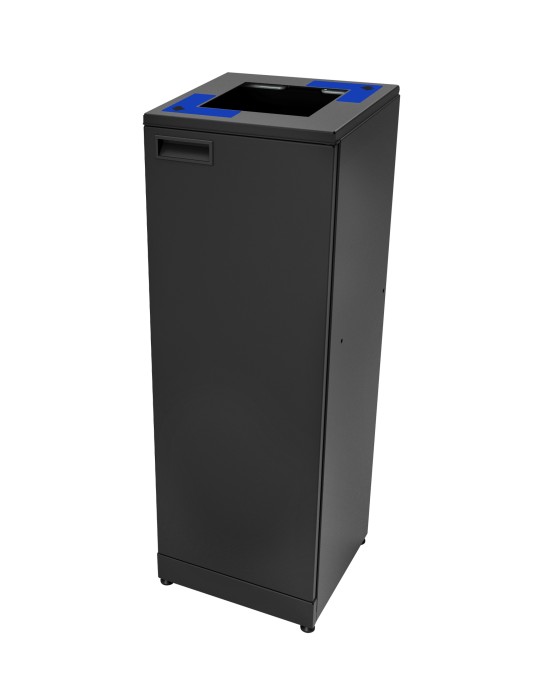 Poubelle Turin 65L avec support sac