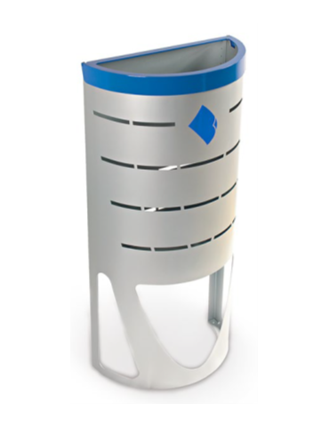 Poubelle tri Lisbon métal 40 L