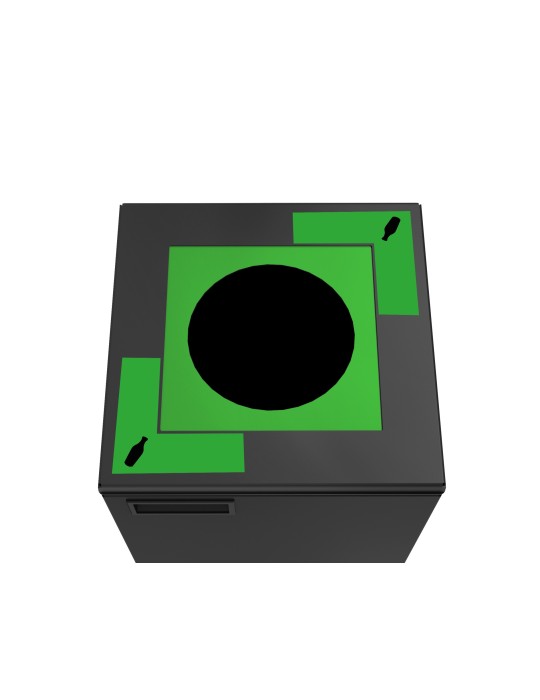 Poubelle Turin 95 L  Sélective