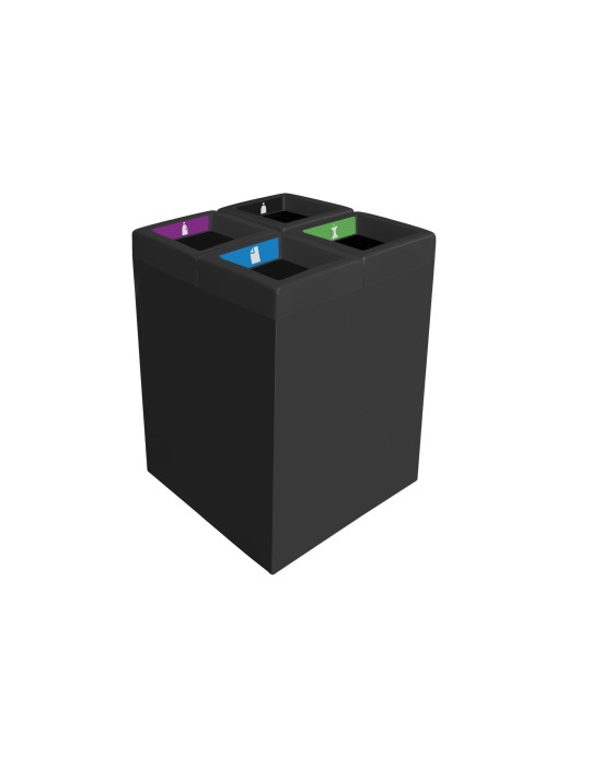 Corbeille Tabarca 4 flux - 520 x 750 mm