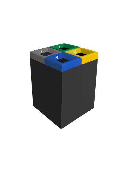 Corbeille Tabarca 4 flux - 520 x 750 mm