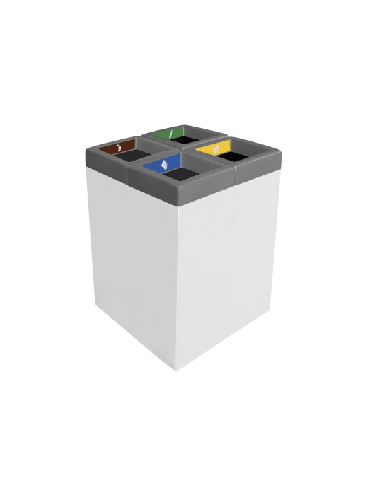 Corbeille Tabarca 4 flux - 520 x 750 mm