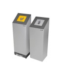 COLLECTEUR 60L AVEC PEDALE ET SAC - ALTEA