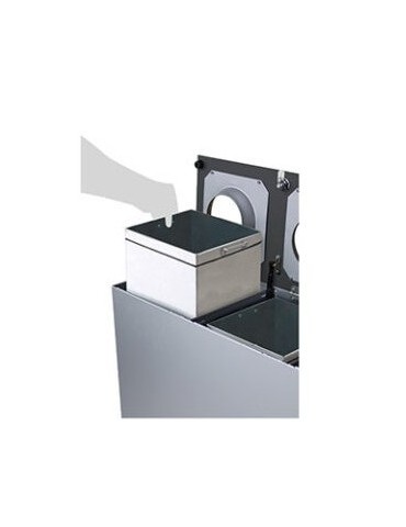 COLLECTEUR 1X60L AVEC BAC ET TRAPPE - EDINBURGH 2
