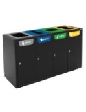 COLLECTEUR 4X100L AVEC SAC ET OUVERTURE - CORSICA