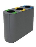 COLLECTEUR 3X60L AVEC BAC ET OUVERTURE SELECTIVE - MANCHESTER
