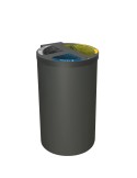 COLLECTEUR 1X60L+2X30L AVEC BAC ET OUVERTURE - LYON
