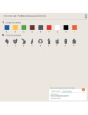 STICKERS FRONTAL PERSONNALISE POUR COLLECTEUR