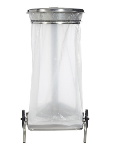 SUPPORT SACS ROUES ET PEDALE 110L - INOX 2