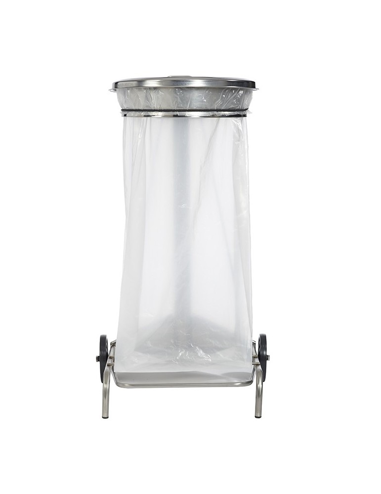 SUPPORT SACS ROUES ET PEDALE 110L - INOX