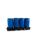 BAC DE RETENTION PLASTIQUE 4 FUTS EN LIGNE