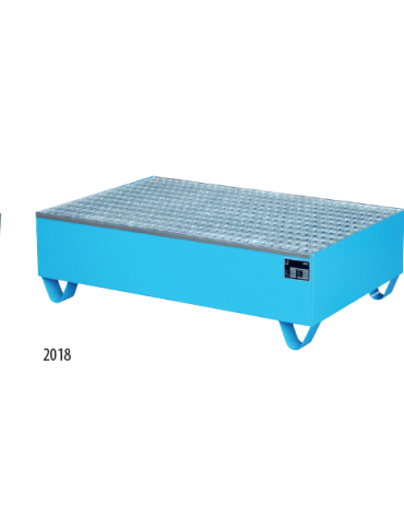 BAC DE RETENTION METAL + CAILLEBOTIS - 2 FUTS
