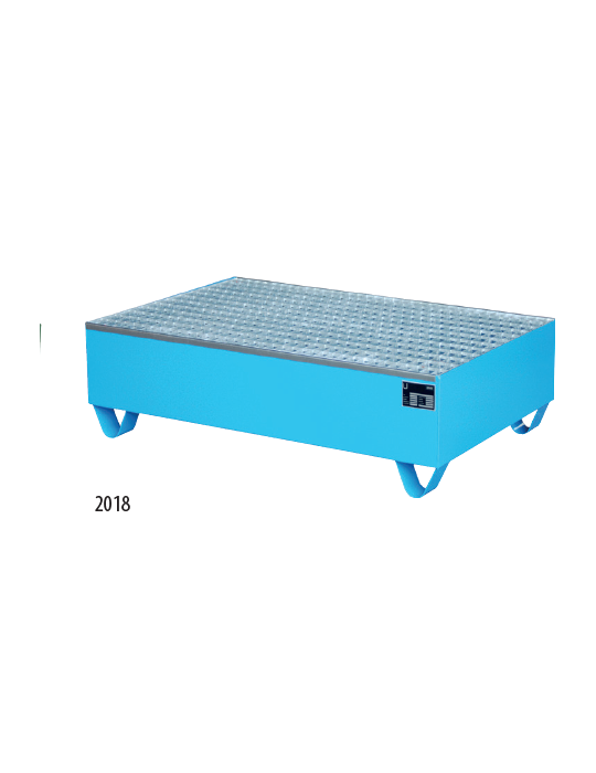 BAC DE RETENTION METAL + CAILLEBOTIS - 2 FUTS