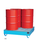 BAC DE RETENTION METAL + CAILLEBOTIS - 4 FUTS