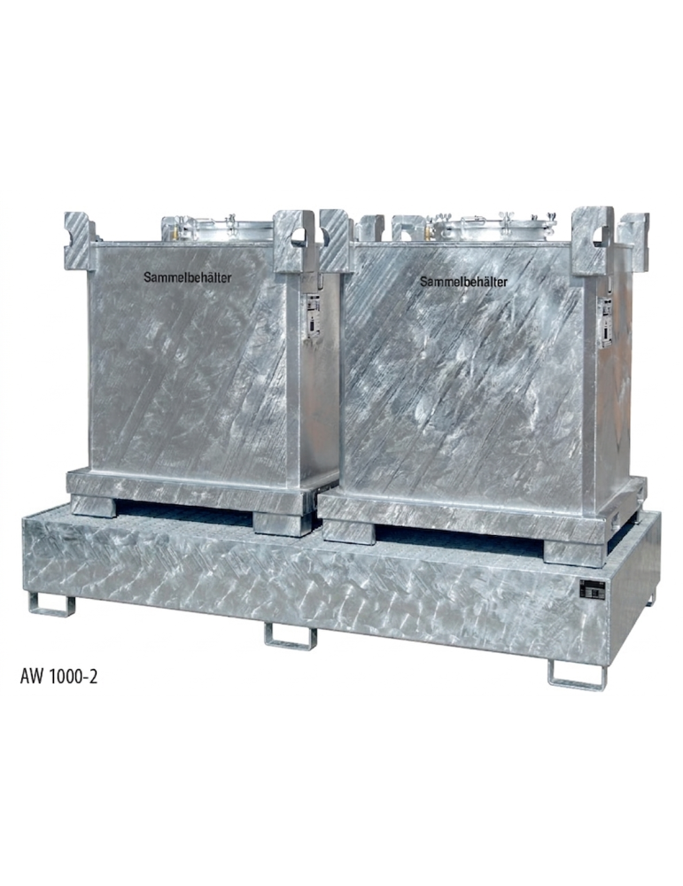 BAC DE RETENTION GALVA POUR GRVX2