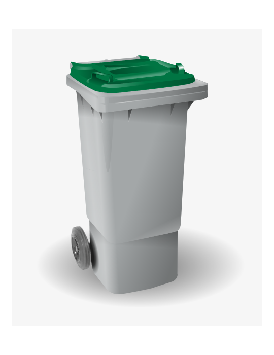 BAC ROULANT 120L