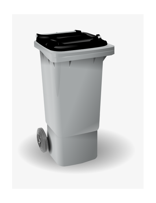 BAC ROULANT 240L