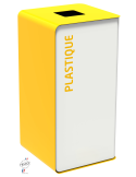 COLLECTEUR 75L SAC JAUNE POUR PLASTIQUE - CUBATRI