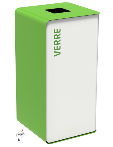 COLLECTEUR 75L SAC VERT POUR VERRE - CUBATRI