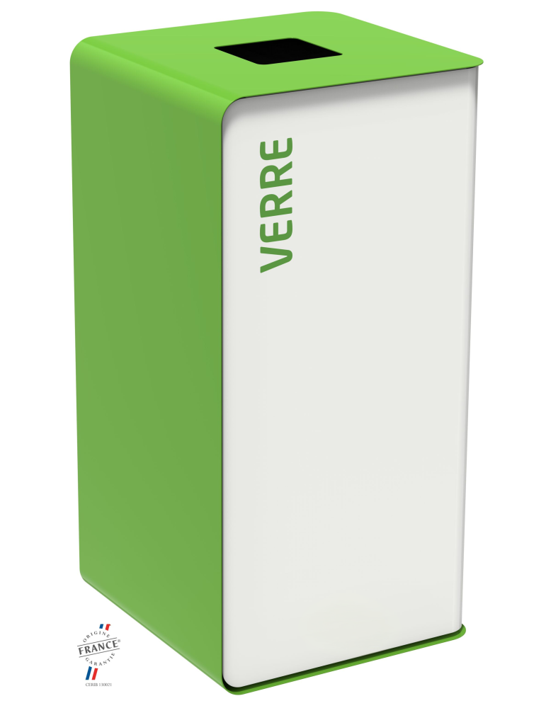 COLLECTEUR 75L SAC VERT POUR VERRE - CUBATRI