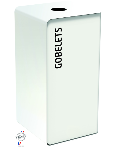 COLLECTEUR 75L SAC BLANC POUR GOBELETS - CUBATRI