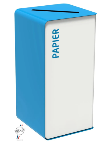 COLLECTEUR 75L SAC BLEU POUR PAPIER - CUBATRI