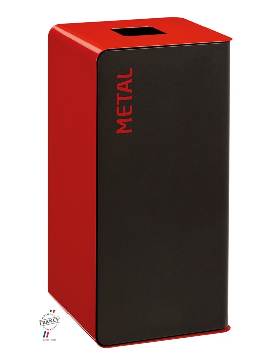COLLECTEUR 75L SAC ROUGE POUR METAL - CUBATRI