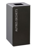 COLLECTEUR 75L SAC GRIS POUR AUTRE DECHET - CUBATRI