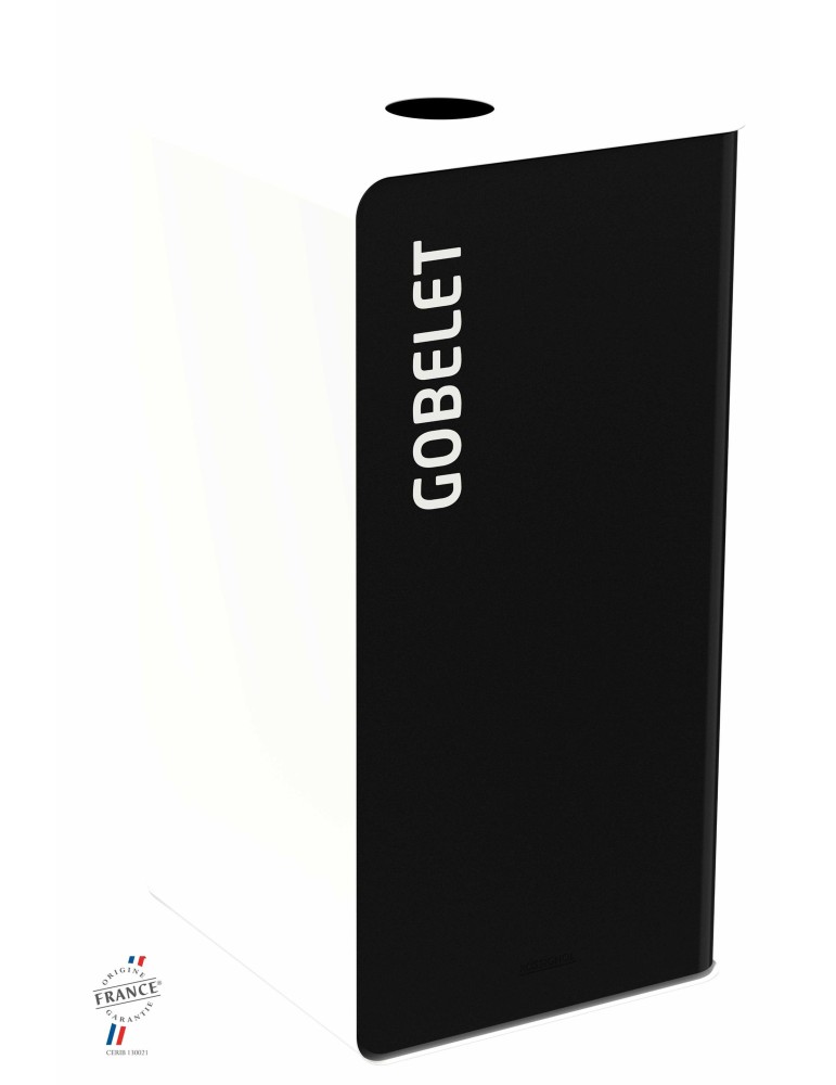 COLLECTEUR 75L SAC BLANC POUR GOBELETS - CUBATRI