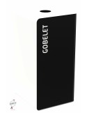 COLLECTEUR 75L SAC BLANC POUR GOBELETS - CUBATRI