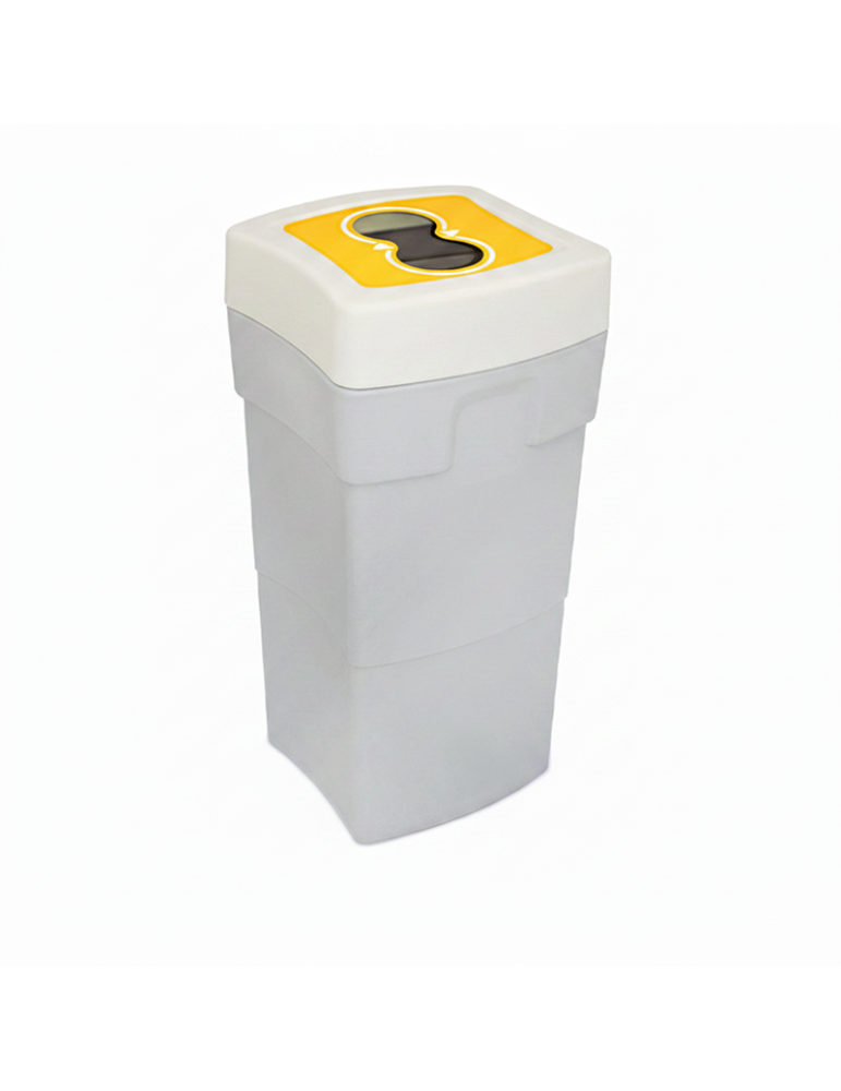 COLLECTEUR PLASTIQUE 100L OUVERTURE SELECTIVE - MILAN